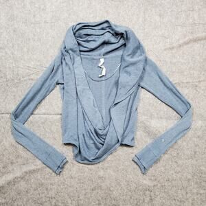 lululemon athletica Blue Cowl Neck Sweater